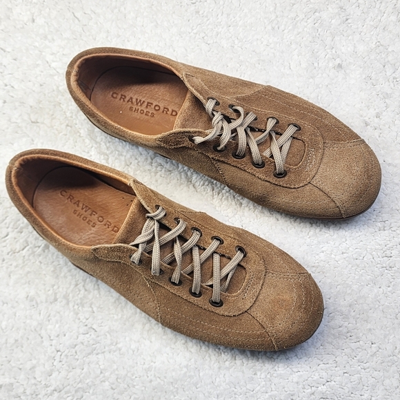 Vibram/Crawford Unisex Shoes in Tan Suede Leather, EUR 39, US Women8.5, Men6.5 - Picture 8 of 9